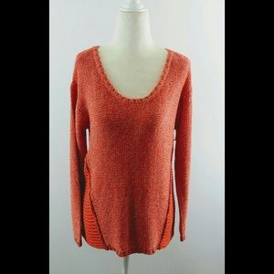 Quinn Womens Orange Sweater
